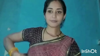 Middle-aged man engages in sexual activity with Indian girl in his isolated residence, featuring Lalitha Bhabhi and Hindi audio